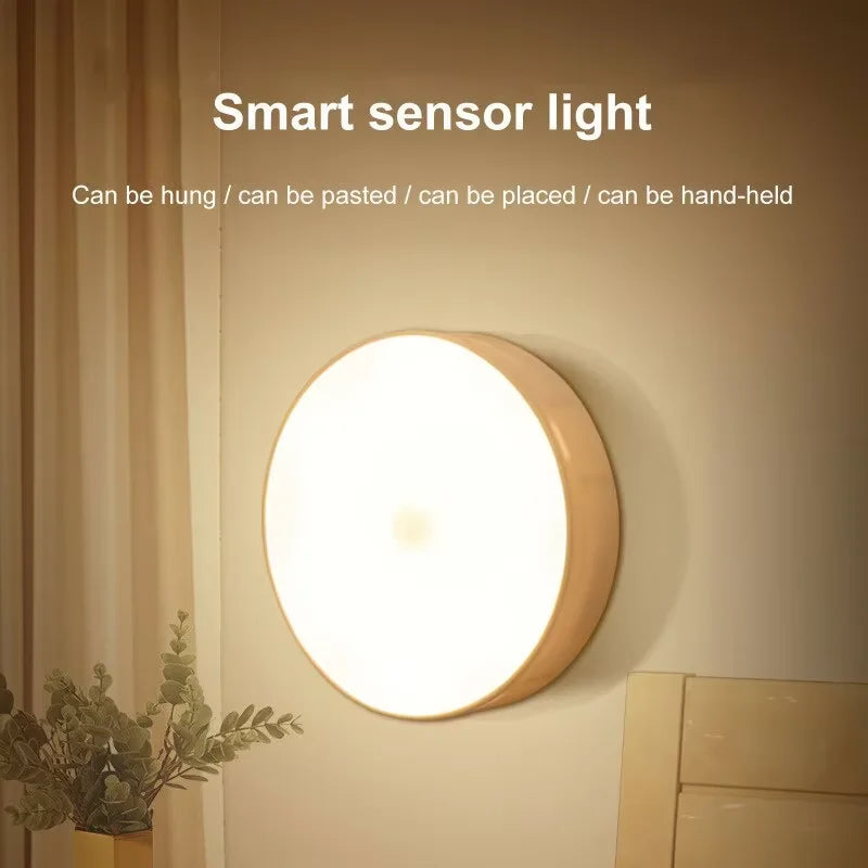 LED Motion Sensor Night Light USB Rechargeable Wireless detail view