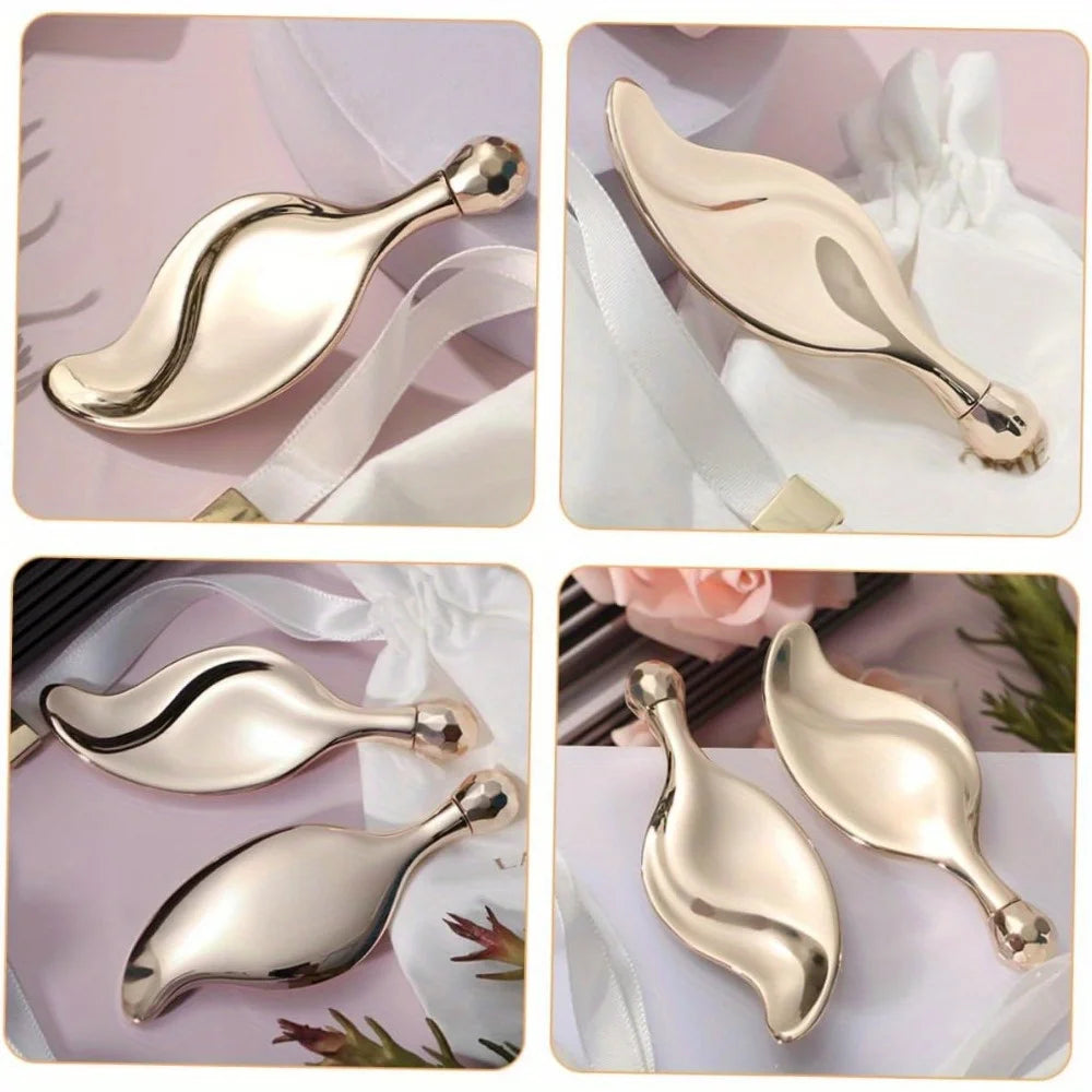 Metal Eye Roller & Cream Applicator lifestyle view