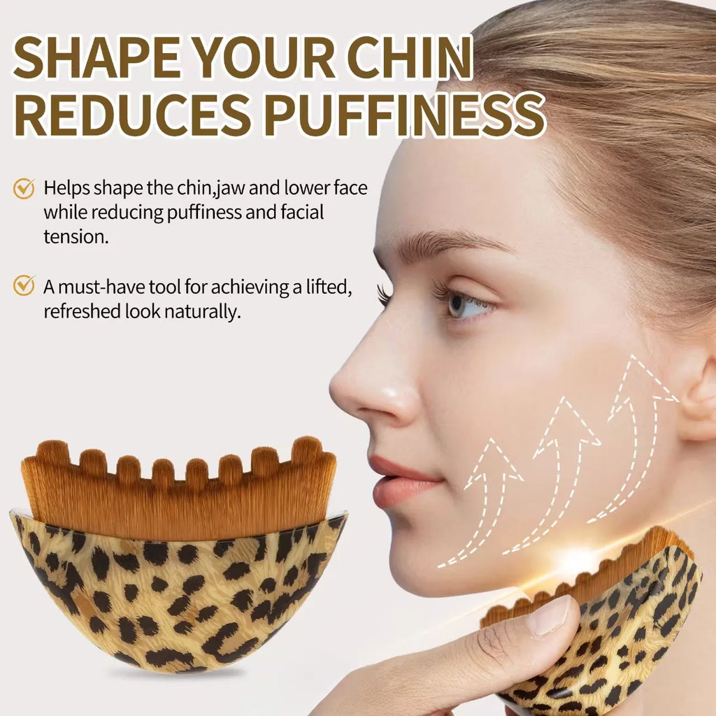 Facial Massage Brush Plastic Hand-Operated Lymphatic Contour Brush