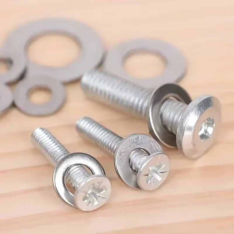 Stainless Steel Flat Washer Assortment Kit, 180 Pcs lifestyle view