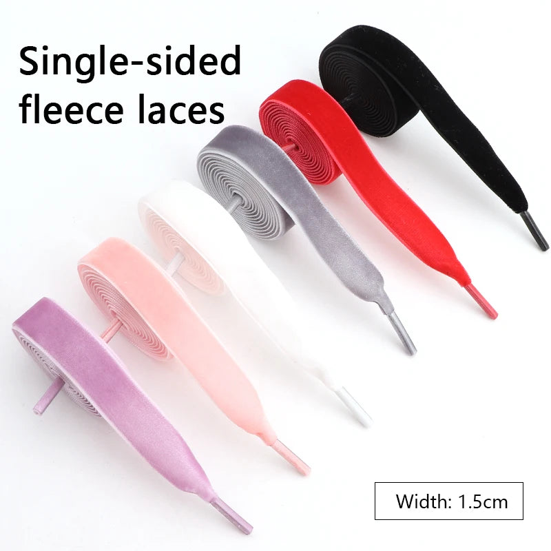 Snow Yarn Satin Flat Shoe Laces