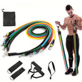 TPE Resistance Band Set with Door Anchor and Handles