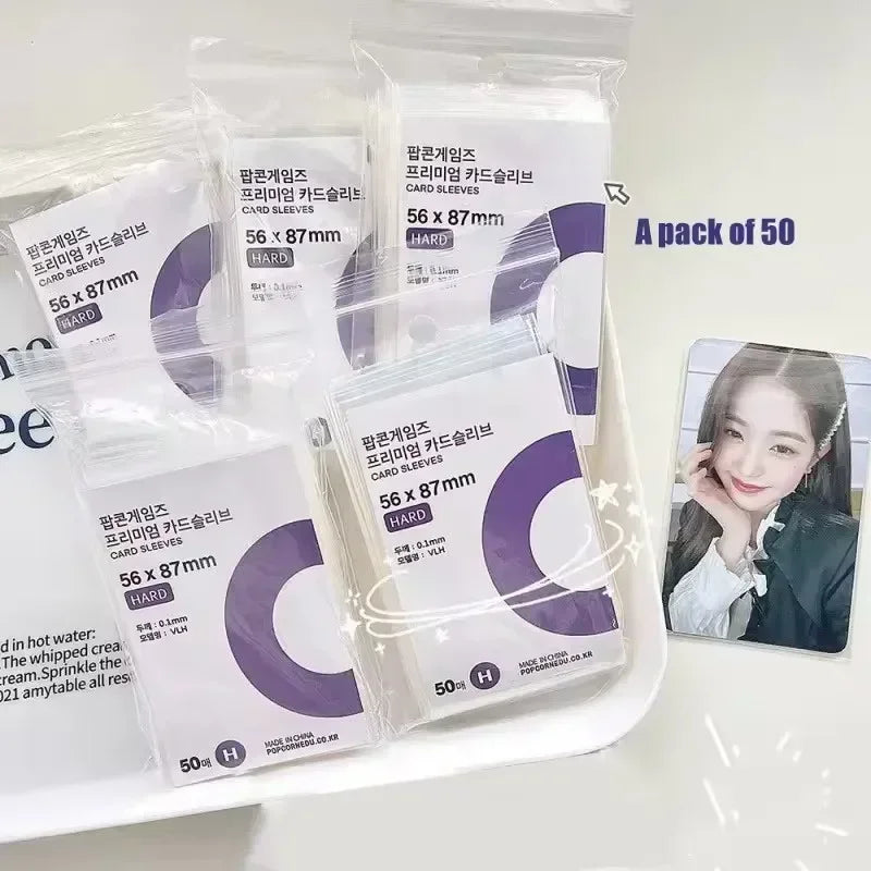 Transparent Kpop Idol Card Sleeve Protector