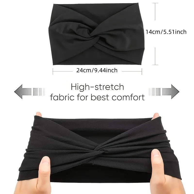 Loose Sports Headband for Women, Yoga Elastic Headband for Running