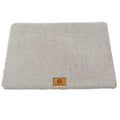 3D Sponge Pet Bed With Removable Washable Faux Fur Cover Soft Dog Bed For Crate Anti-Slip Bottom Winter Warm Dog Bed