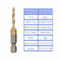 Multi functional HSS drilling tapping integrated spiral tap hand-held electric drill tap tool chamfer machine composite tap