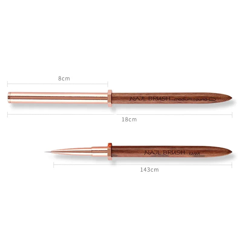 Professional Nail Art Brush Pen Acrylic UV Gel Painting Drawing