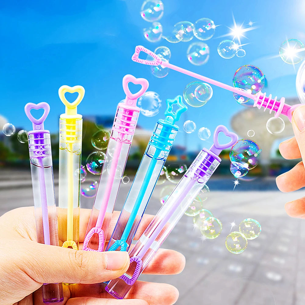 10-30PC Mini Cute Bubble Empty Tube Toy Kids Birthday Party Favors School Gifts Wedding Guests Souve