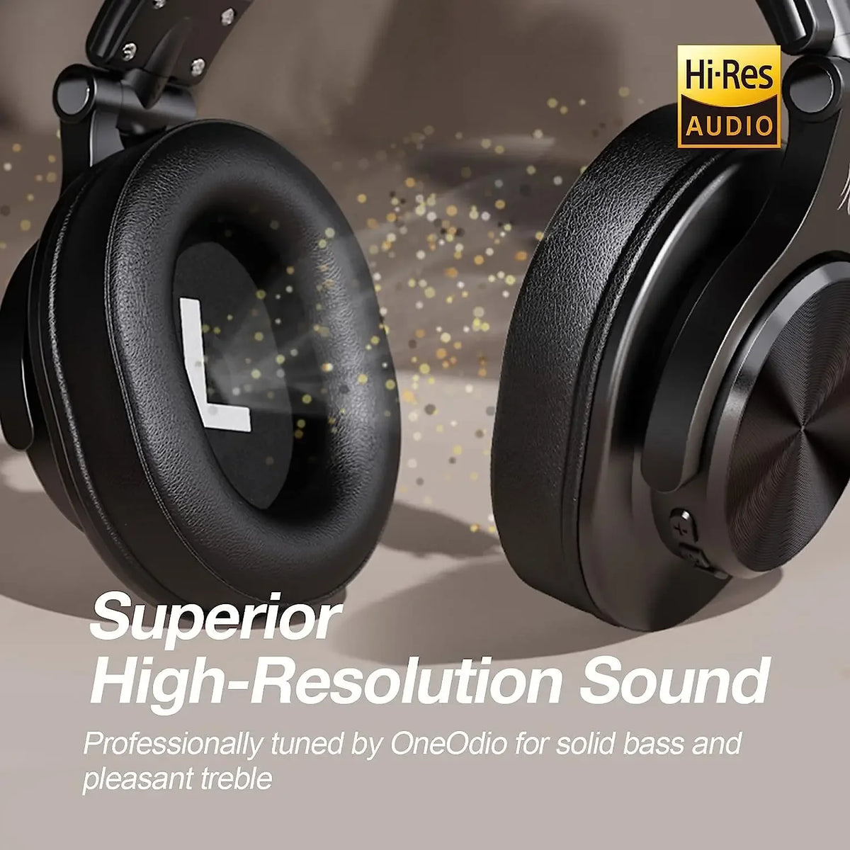 Oneodio Fusion A70 Bluetooth Headphones Hi-Res Audio Over Ear Wireless Headset 72H Pr alternate view