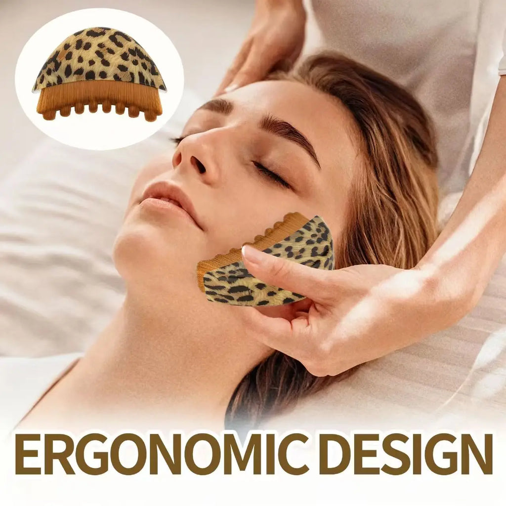 Facial Massage Brush Plastic Hand-Operated Lymphatic Contour Brush