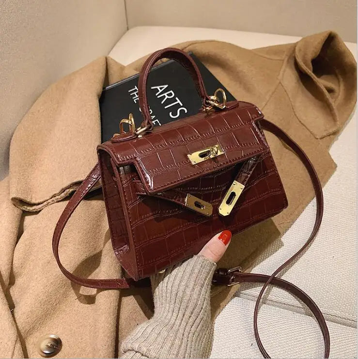 1-5Sets Metal Rectangle Eyelets Locks Hanger Panel Woman Bags Handbags Purse Hardwa additional angle