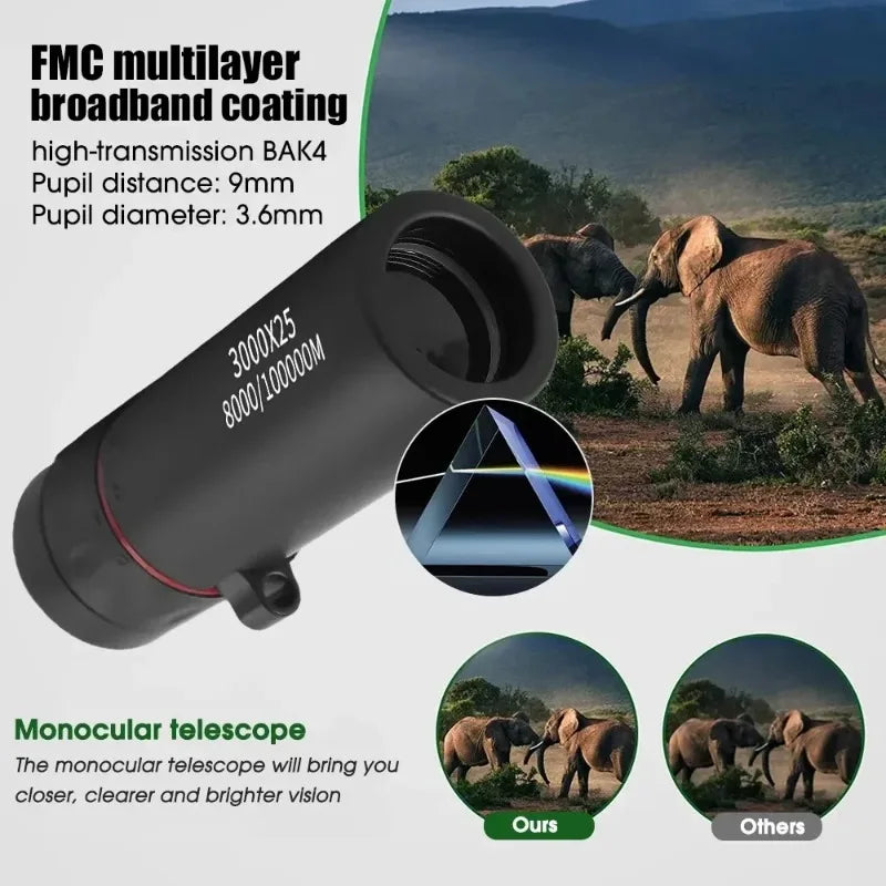 3000x25 HD Monocular Telescope