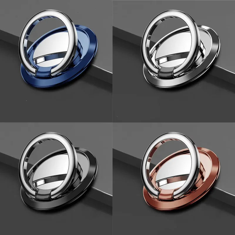 1/2/3/4Pcs Finger Ring Holder Stand Grip For Mobile Phone Car Magnetic Mount Phone Back Sticker Pad Unniversal Bracket