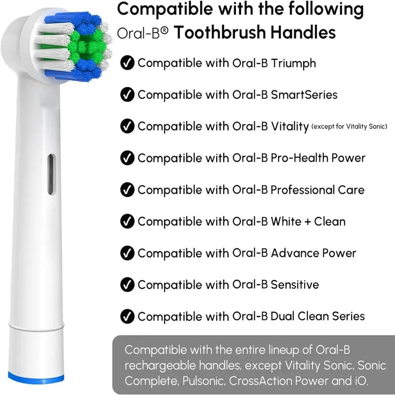 4/12/20 Pcs Replacement Toothbrush Heads Compatible with Oral-B Braun Professional El alternate view