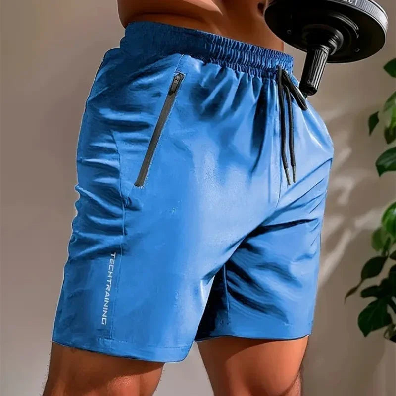 UETEEY Summer Shorts Men Gym Sport Running Squat Fitness Workout Man Short Pants Br additional angle