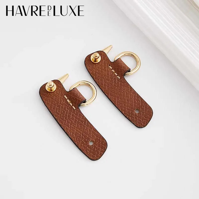Leather bag shoulder strap for Longchamp pouch short handle small bag modification wi lifestyle view