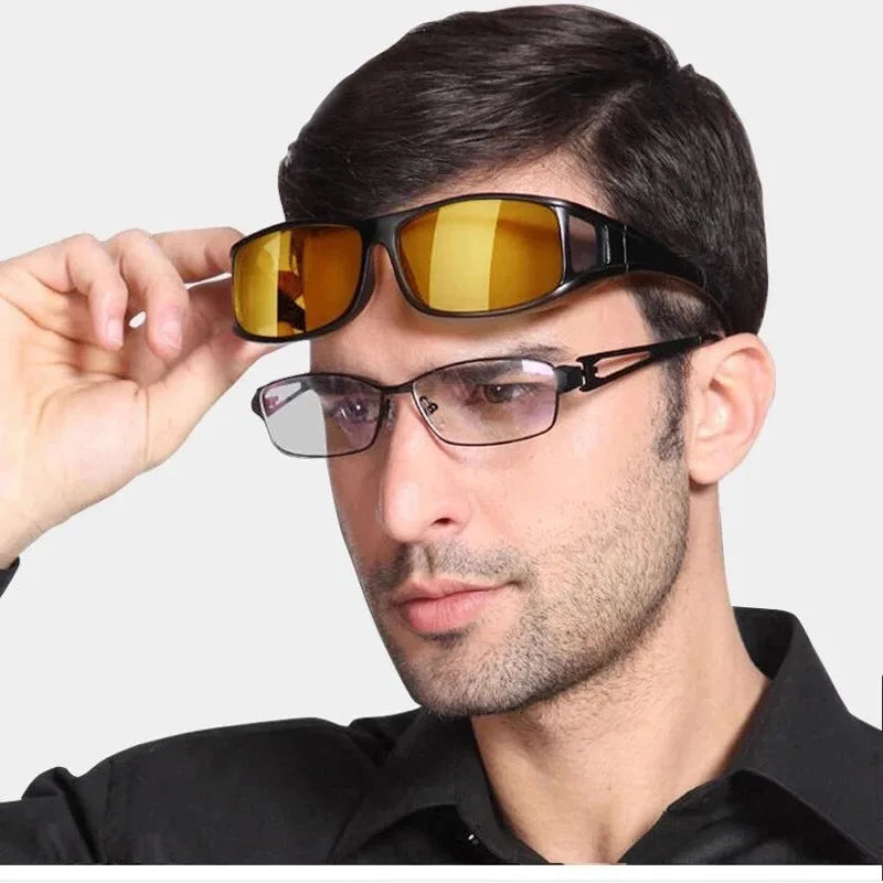 Night Vision Sunglasses Car Night Driving Glasses Driver Goggles Unisex Sun Glasses UV Protection Sunglasses Eyewear Gift