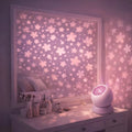 Cherry Blossom Projector Light Romantic Pink Ambient Glow Energy Saving Portable LED Lamp for Valent
