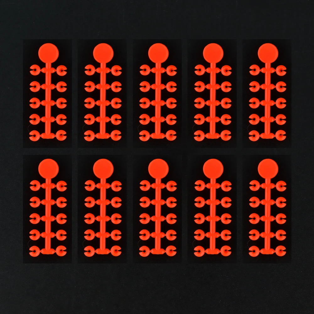 Floss Cap Bait Stop Beads For Carp Fishing 10 Cards