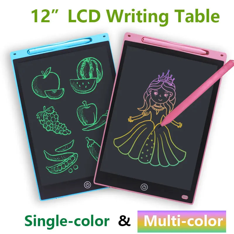 Digital LCD Writing Tablet Board 8/12 Inch Drawing Tablet Screen Kids Graphic Tablet Toys for Childr