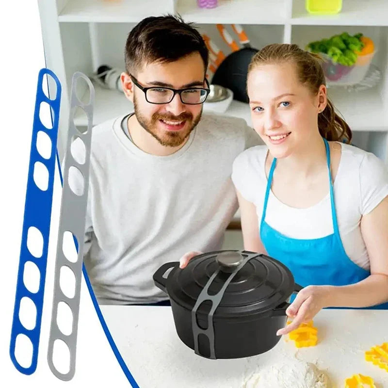 Silicone Reusable Lid Strap 54cm Universal Lunch Box Holder